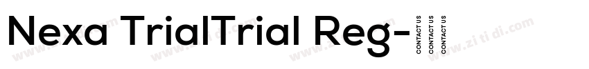 Nexa TrialTrial Reg字体转换 Nexa TrialTrial Reg字体转换